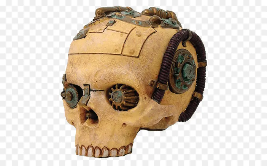 Cráneo Mecánico，Steampunk PNG