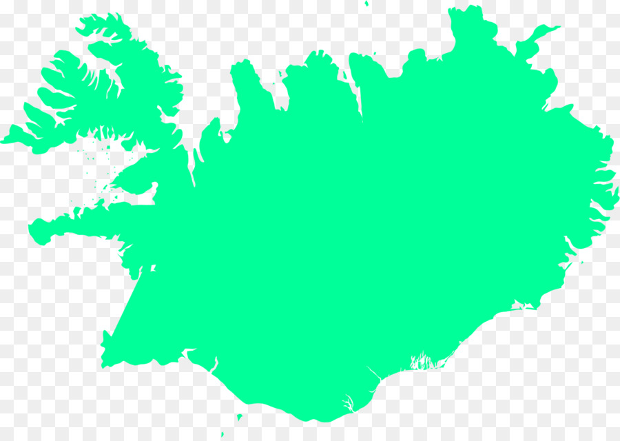 Mapa De Islandia，País PNG