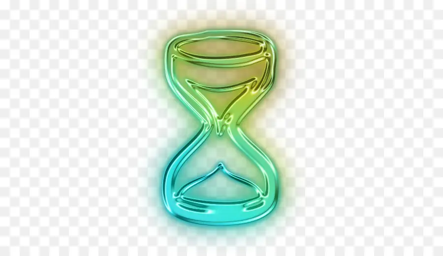 Reloj De Arena De Neón，Reloj De Arena PNG