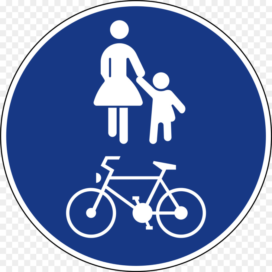 Señal Para Peatones Y Bicicletas，Seguridad PNG