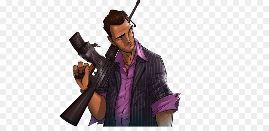 Hombre De Dibujos Animados Con Pistola，Arma PNG