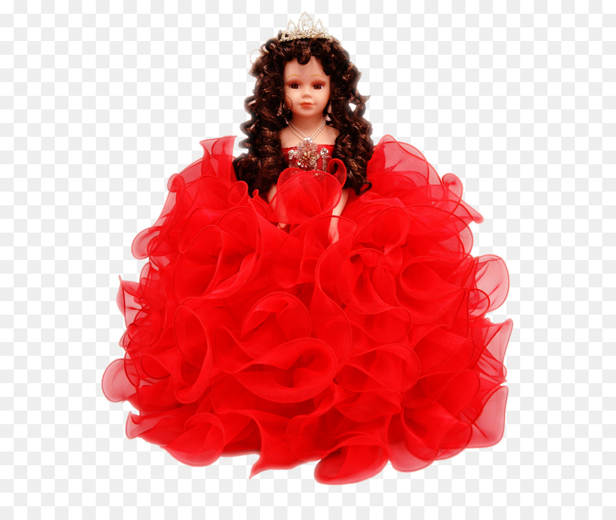 Muñeca Vestido Rosa，Juguete PNG