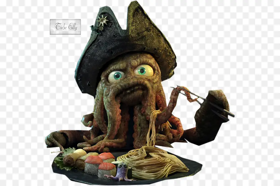 Zbrush，Davy Jones PNG