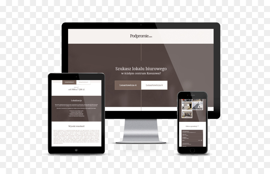 El Diseño Web Responsivo，Página Web PNG