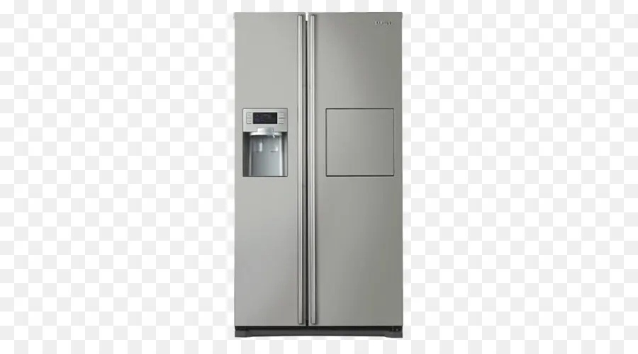 Refrigerador Plateado，Moderno PNG