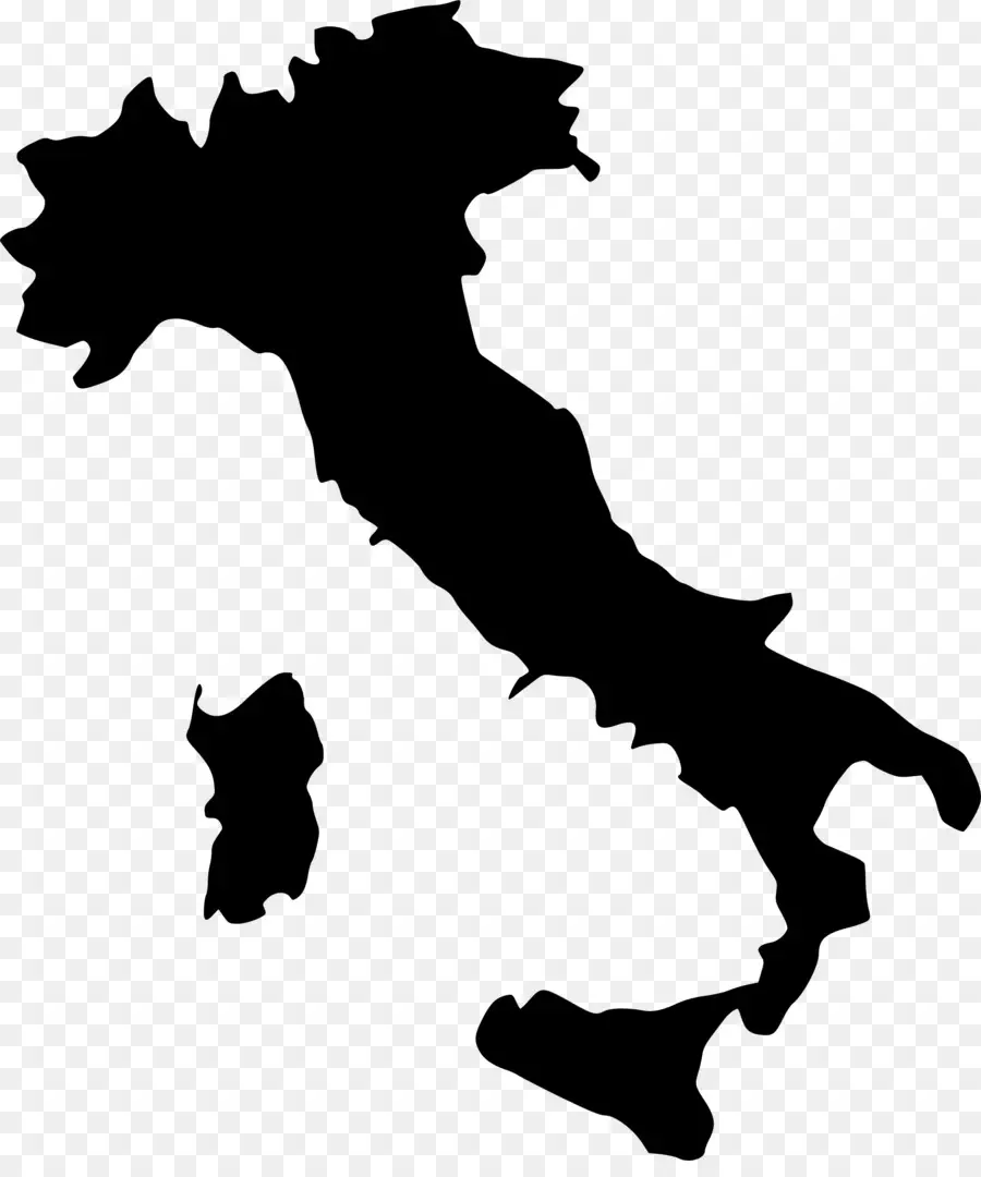 Italia，Silueta PNG