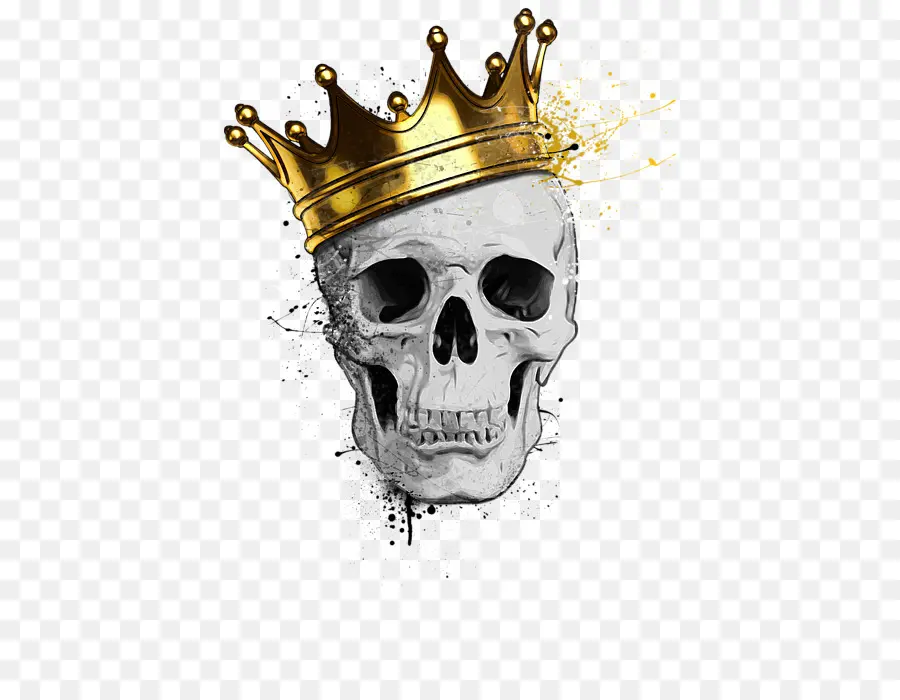 Calavera Con Corona，Realeza PNG