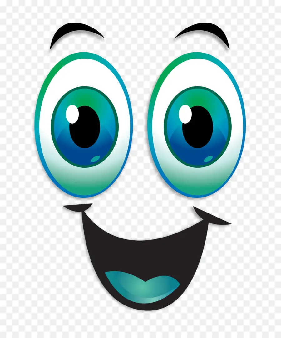 Cara Sonriente，Ojos PNG