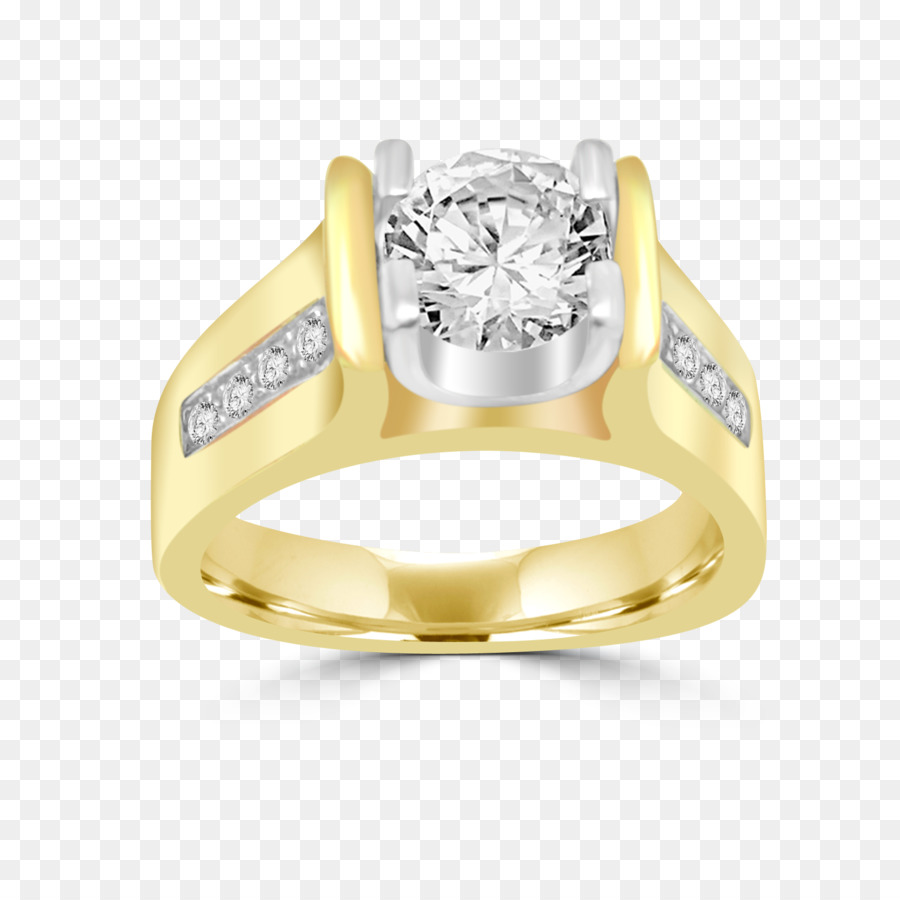 Anillo De Diamantes，Oro PNG