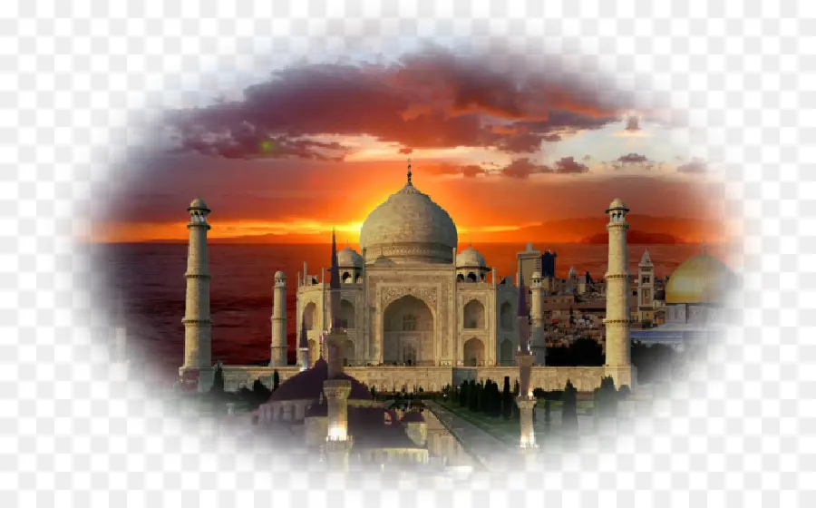 Taj Mahal，Atardecer PNG