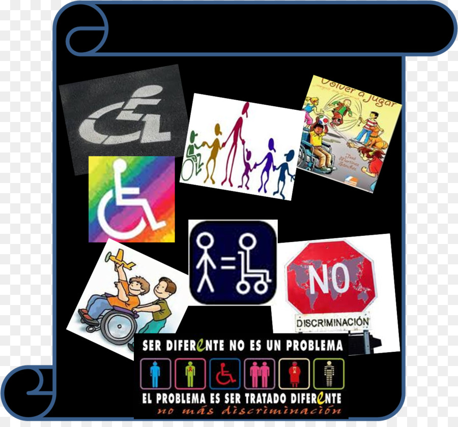 Discapacidad，Discriminación PNG