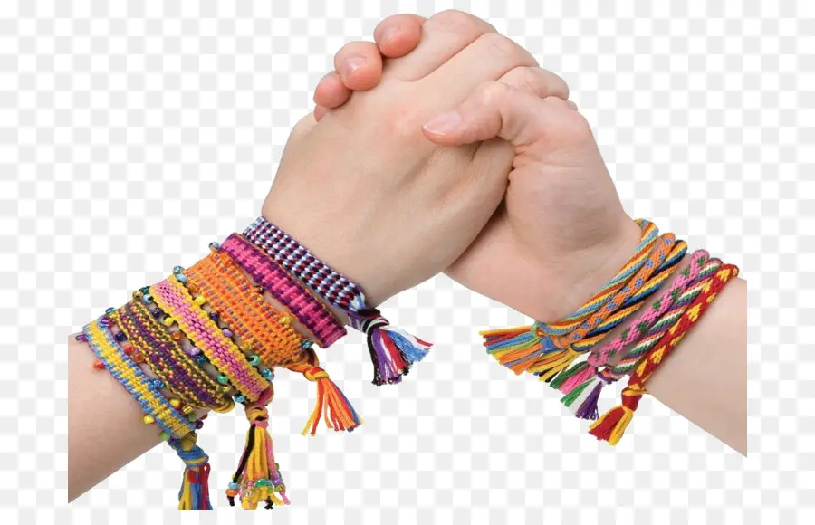 Pulseras De La Amistad，Manos PNG