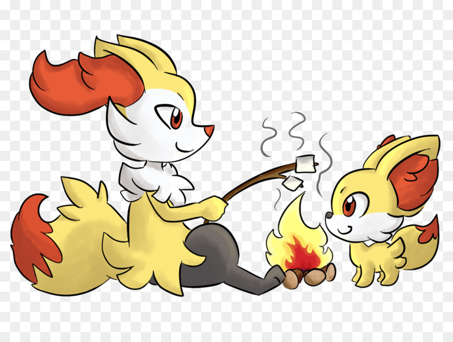 Fennekin，Braixen PNG