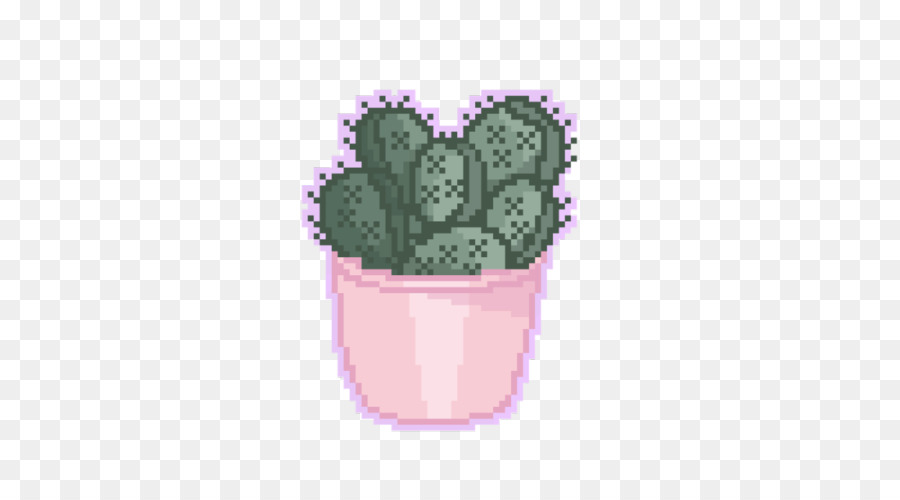 Cactaceae，Pixel Art PNG