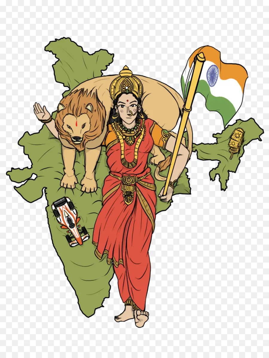 Bharat Mata，India PNG