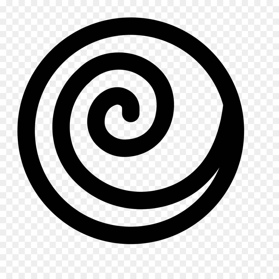 Espiral，Negro PNG