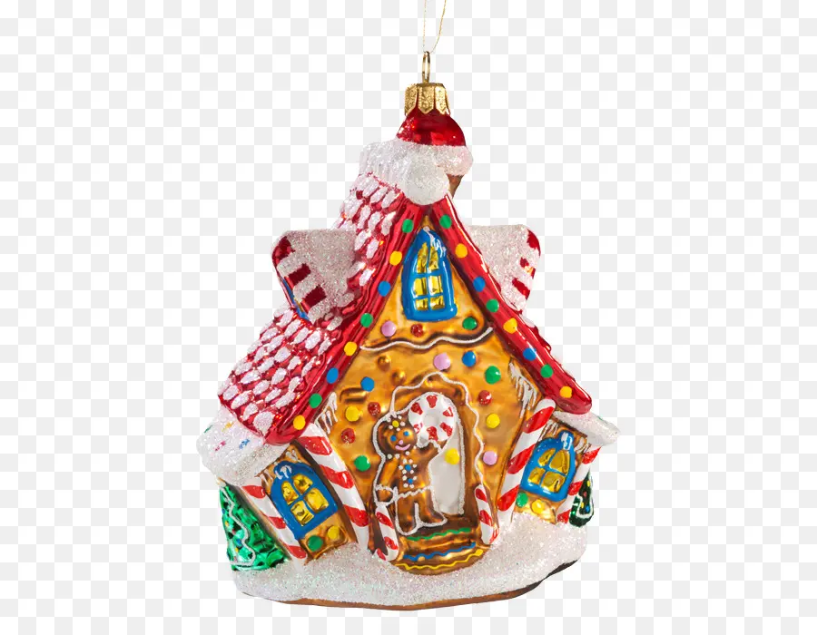 Casa De Pan De Jengibre，Adorno De Navidad PNG