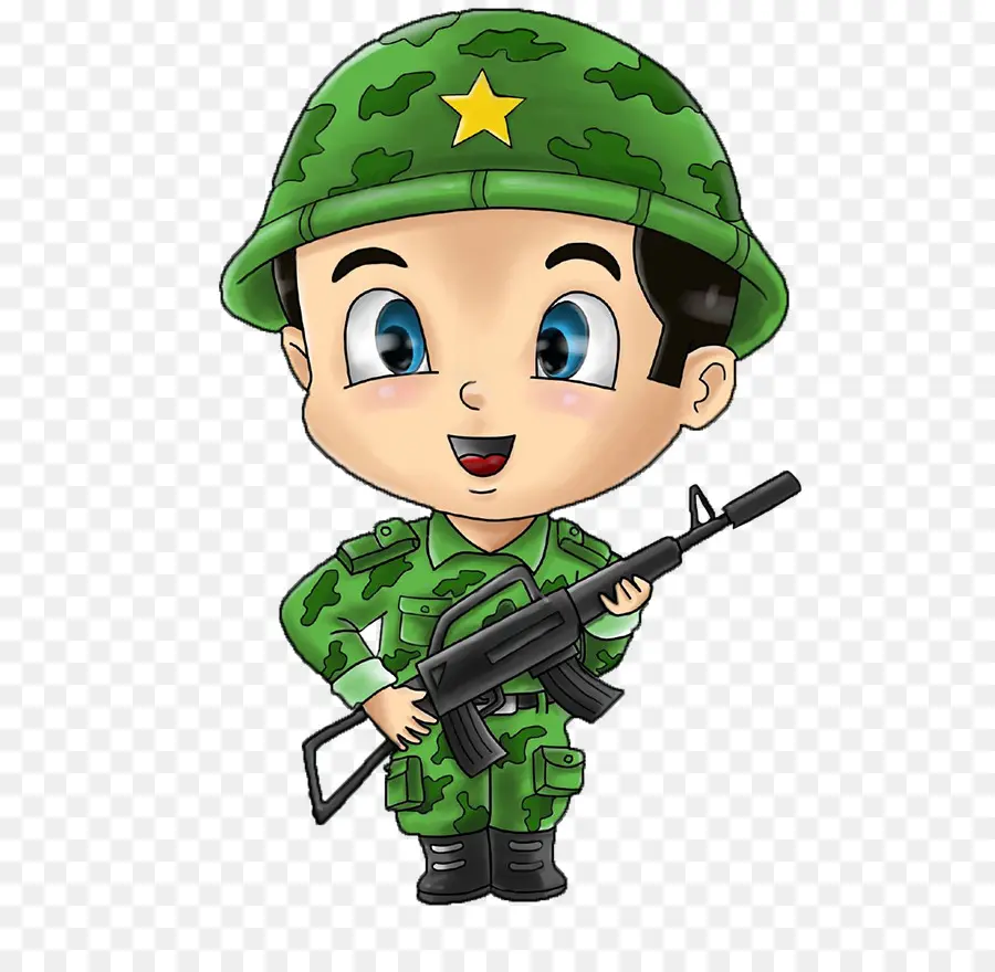 Soldado，De Dibujos Animados PNG