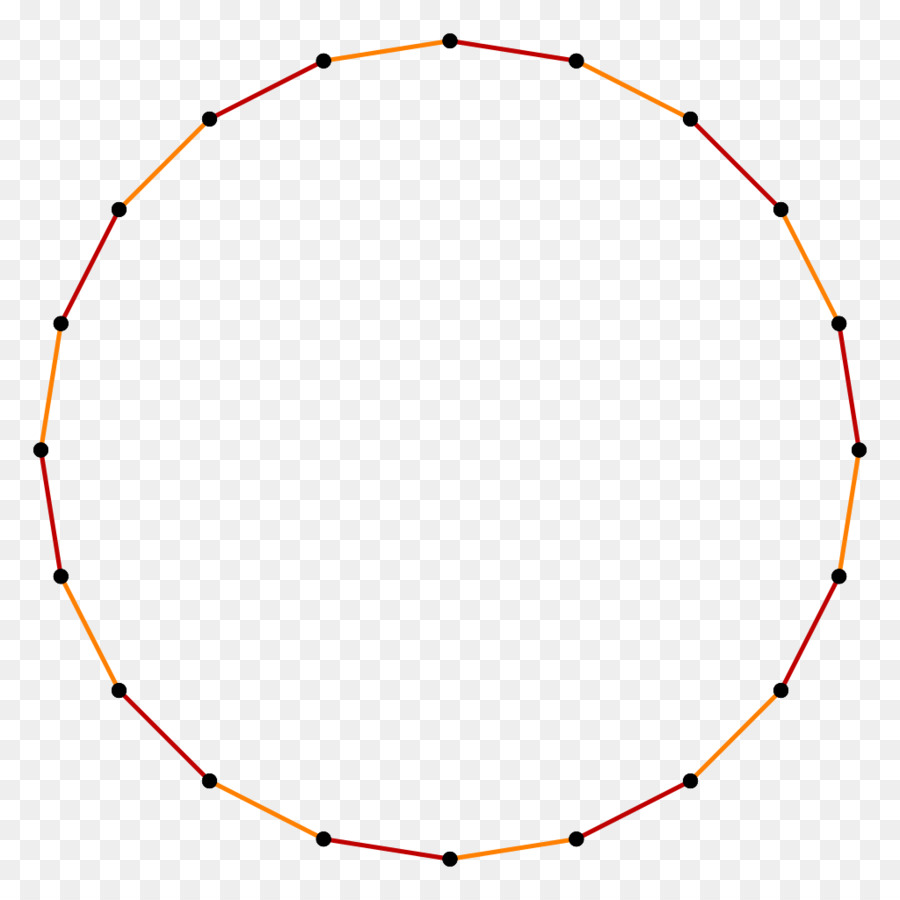 Polígono Regular，Pentadecagon PNG