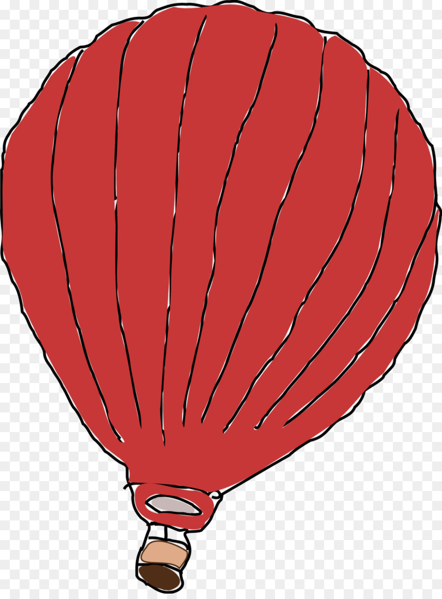 Globo Aerostático Rojo，Cielo PNG