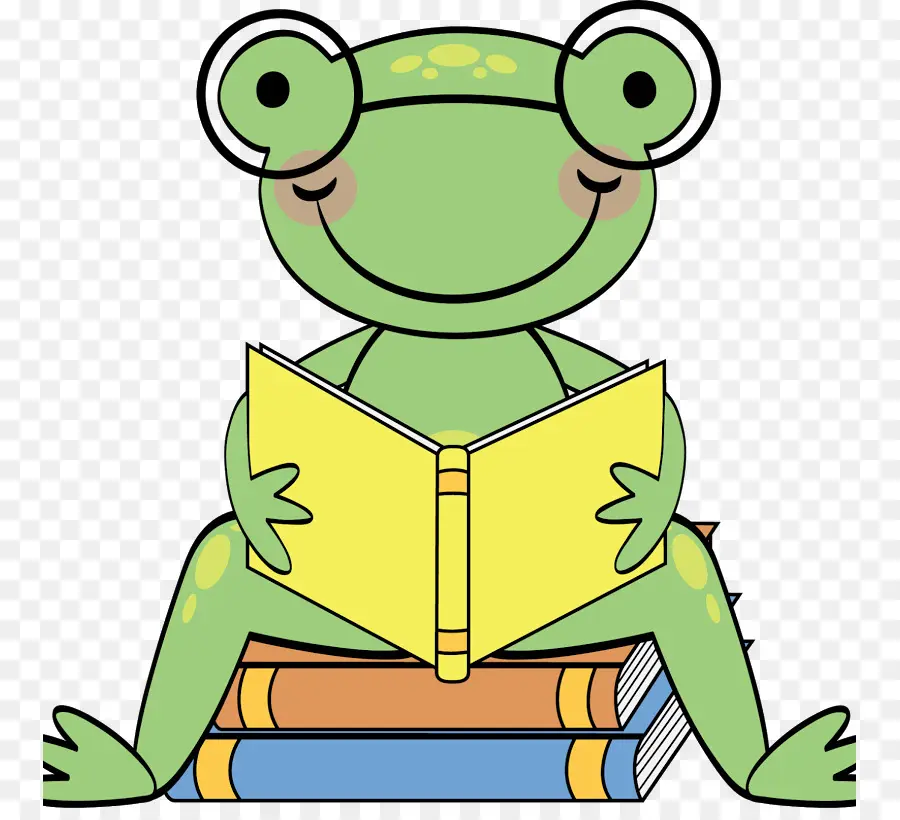 Lectura De Rana，Libros PNG