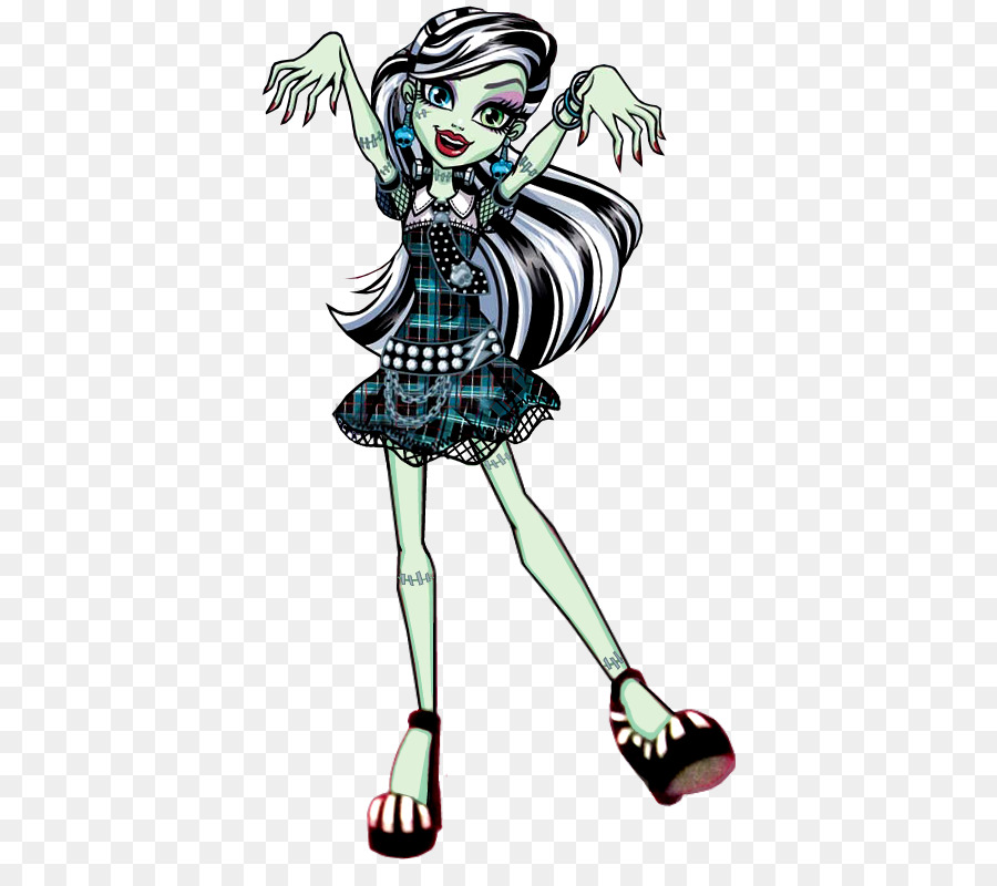 Frankie Stein，Monster High PNG