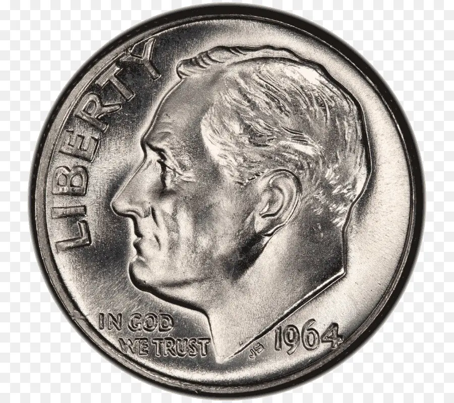 1964 Moneda De Diez Centavos，Roosevelt PNG