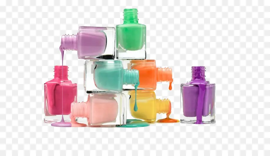 Esmalte De Uñas Colorido，Botellas PNG