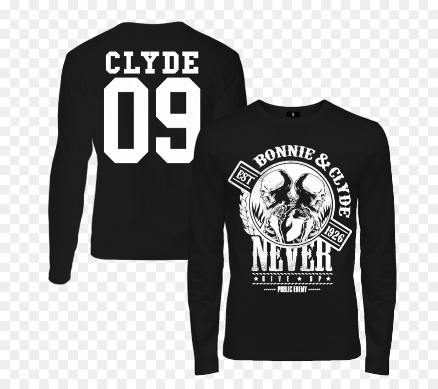 Camiseta，Bonnie Y Clyde PNG
