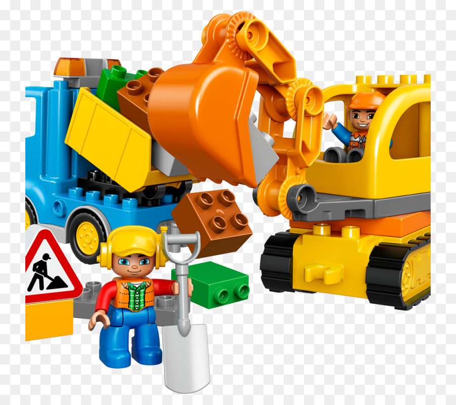 Lego 10812 Duplo Camión Excavadora De Orugas，Excavadora PNG