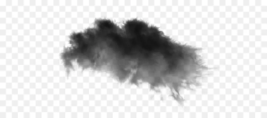 La Nube，En Blanco Y Negro PNG