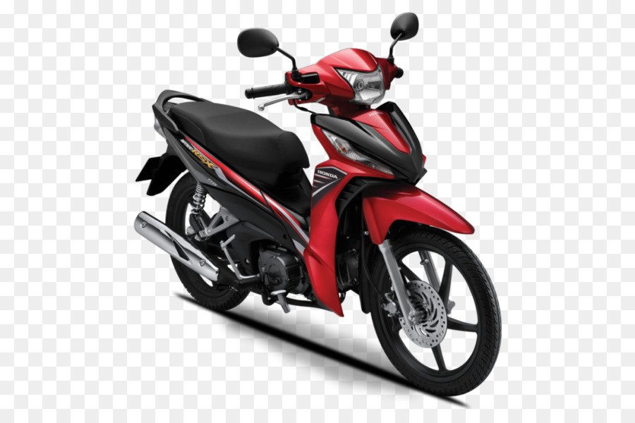 Motocicleta Roja Y Negra，Scooter PNG