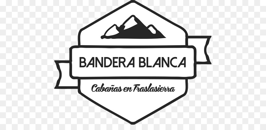 Logotipo De Bandera Blanca，Montañas PNG