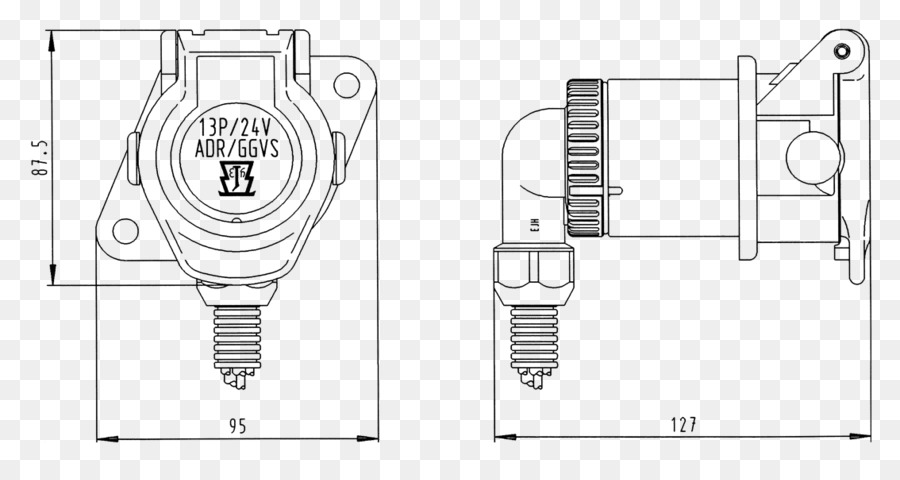 Conector Eléctrico，Conector De Remolque PNG