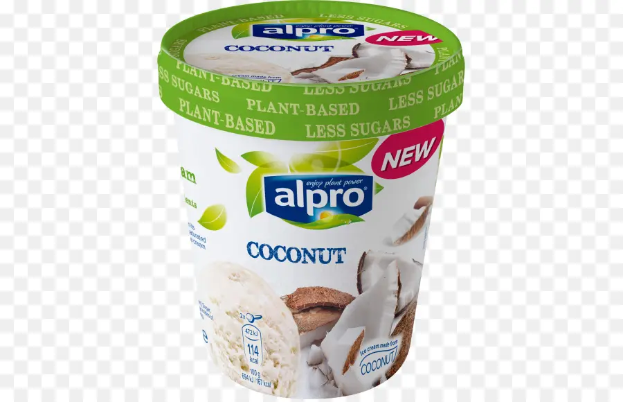 Helado De Coco，Postre PNG