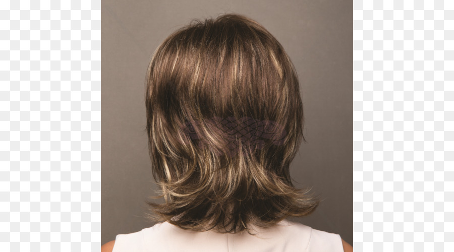 Cabello Castaño，Peluca PNG