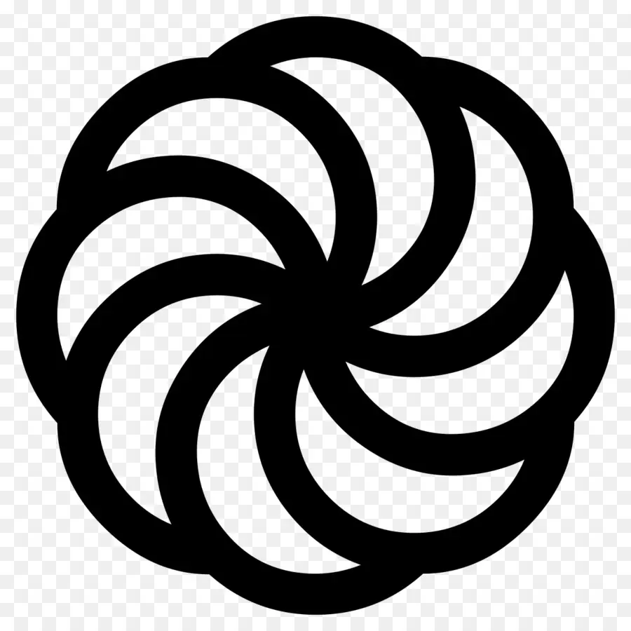 Espiral，Negro PNG