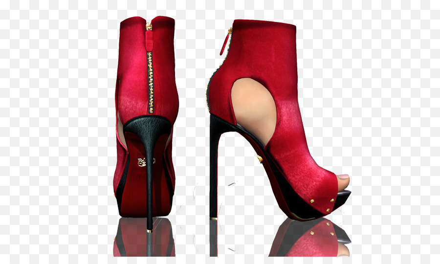 Botas Rojas，Tacones Altos PNG