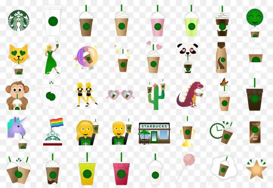 Emojis De Starbucks，Starbucks PNG