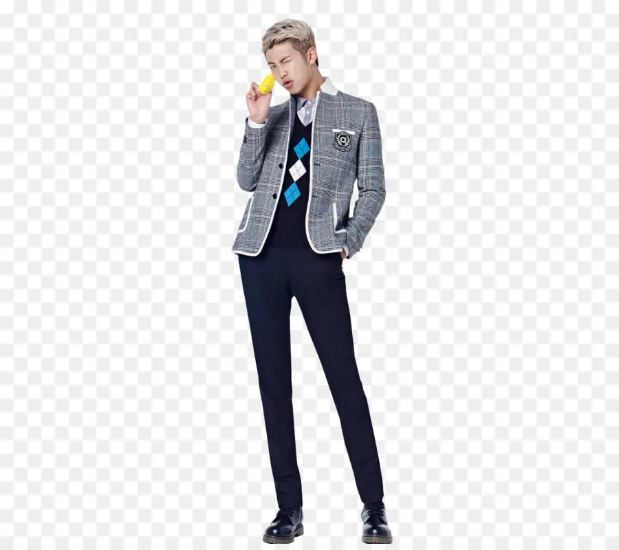 Hombre Con Traje Elegante，Moda PNG