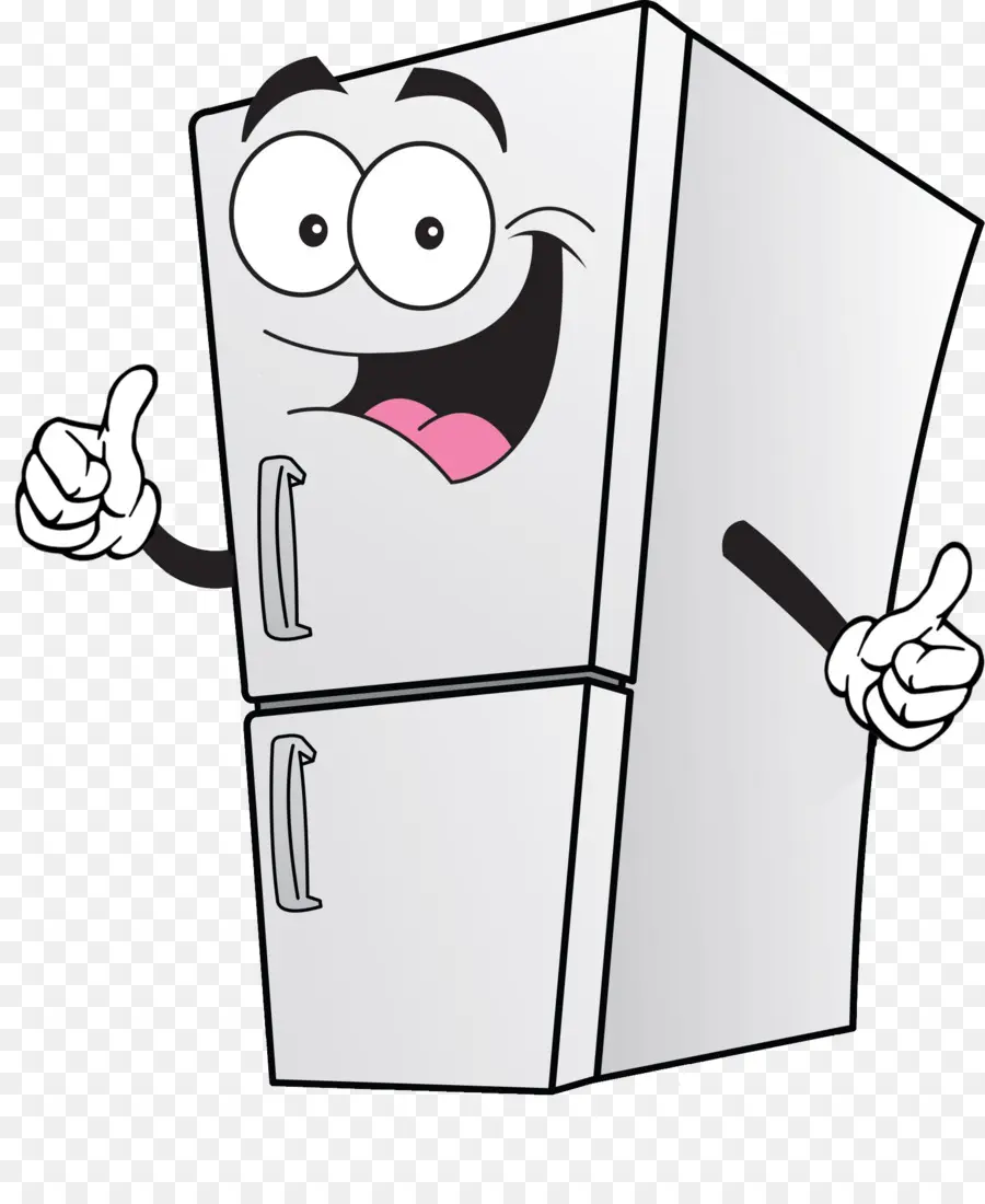 Refrigerador，De Dibujos Animados PNG