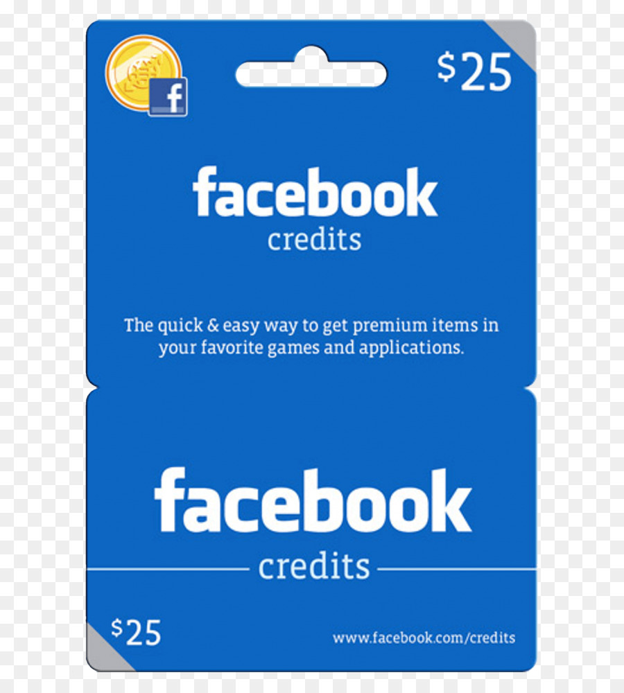 Tarjeta De Regalo，Facebook Credits PNG