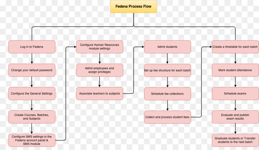 Flujo De Proceso，Pasos PNG