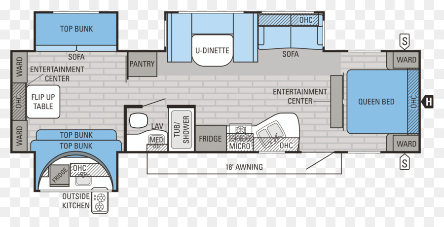 Plan De Piso，Caravana PNG