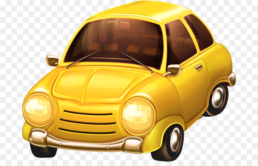 Auto，Amarillo PNG