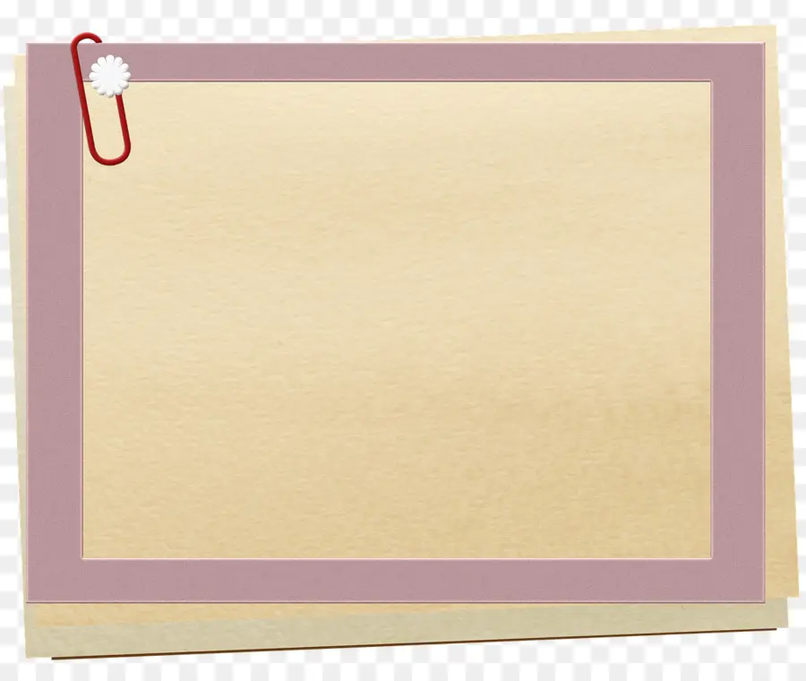 Papel En Blanco，Clip De Papel PNG