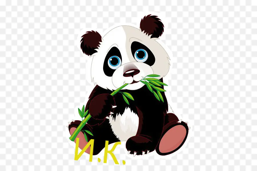 Panda，Bambú PNG