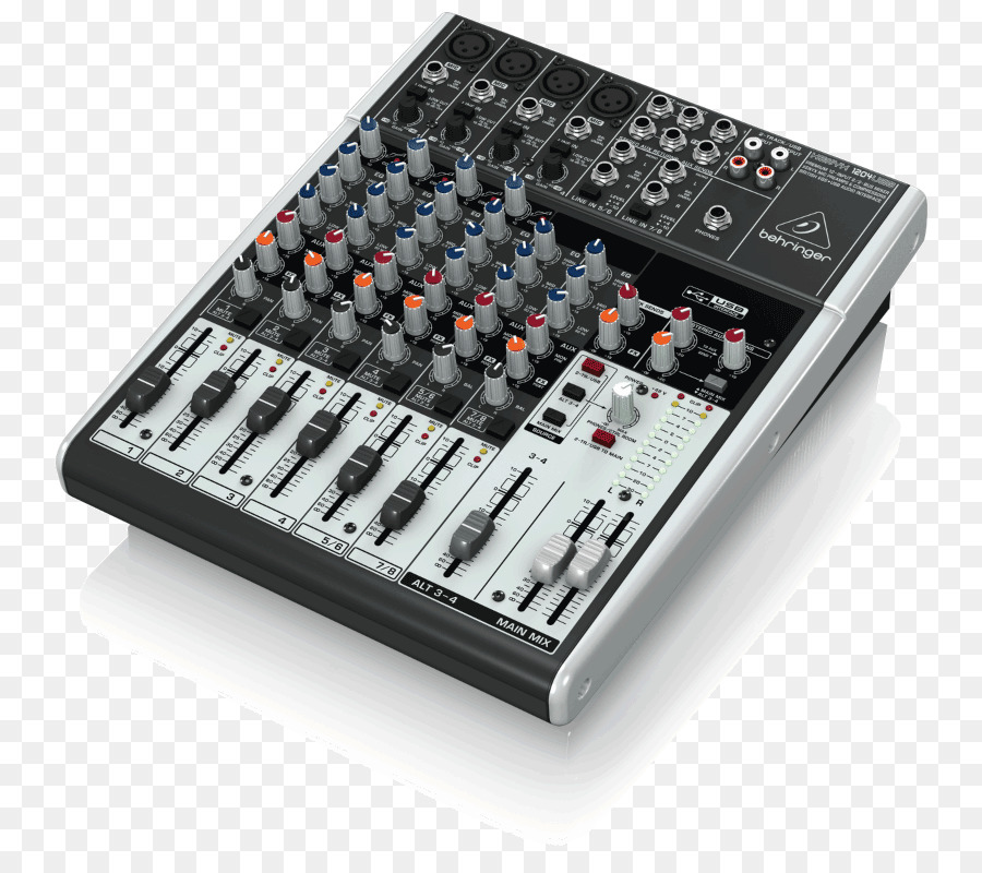 Behringer Xenyx Q802usb，Mezcladores De Audio PNG