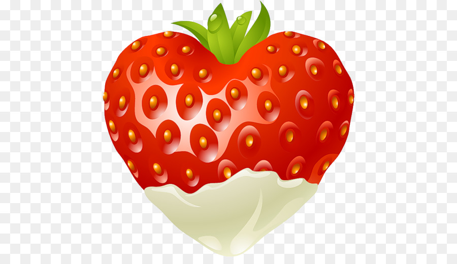 Fresas，En Forma De Corazon PNG