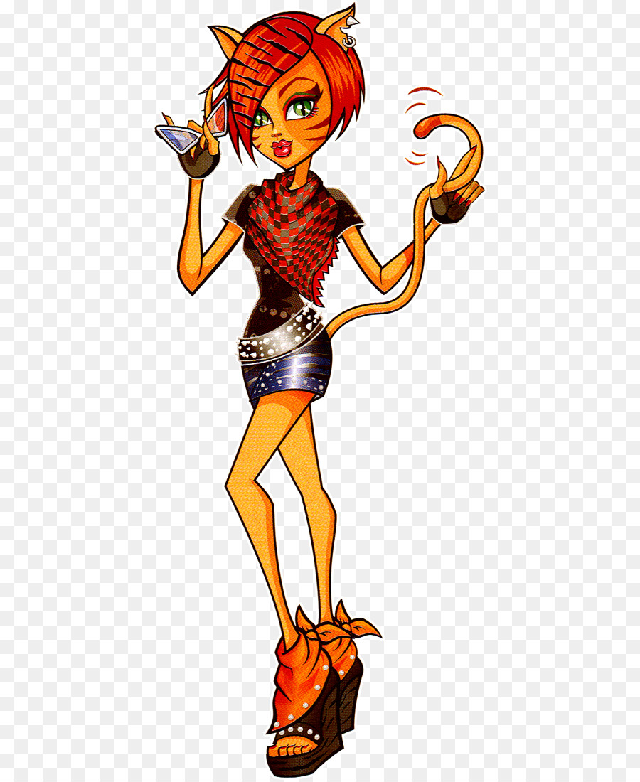 Escuela Secundaria De Monstruos，Monster High Freak Du Chic Toralei PNG